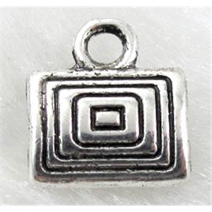 Tibetan Silver Pendants Non-Nickel, 10x11mm,3.5mm thin [NN10749]