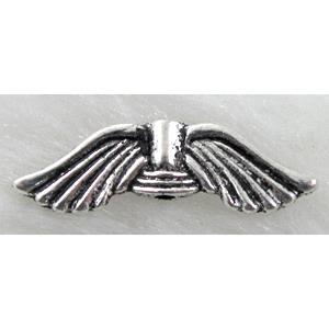 Tibetan Silver Angel wing non-nickel, 21x6mm [NN10821]