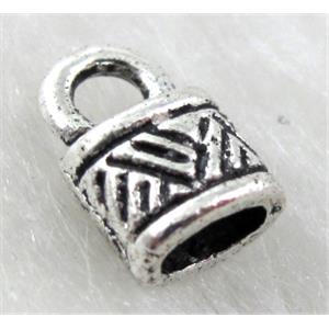 Tibetan Silver pendants Non-Nickel, 7x10mm. Hole:2x4.5mm [NN10823]