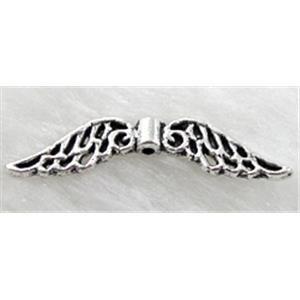 Tibetan Silver Angel wing non-nickel, 32mm wide [NN10829]