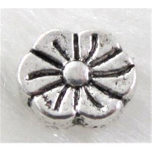 Tibetan Silver Spacers Non-Nickel, 7x8.5mm,3.5mm thin [NN10884]