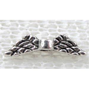 Mini Angel Wing, Tibetan Silver Non-Nickel, 12mm wide [NN10900]