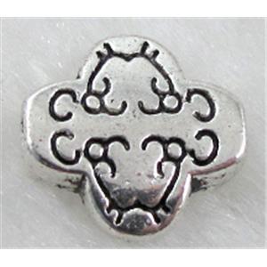 Tibetan Silver Spacers Non-Nickel, 11x11mm,3mm thin [NN10947]