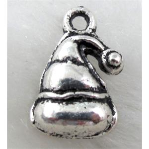 christmas caps, Tibetan Silver pendant non-nickel, 10x16mm [NN11043]