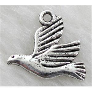 Tibetan Silver bird of peace pendant Non-Nickel, 20x18mm [NN11071]