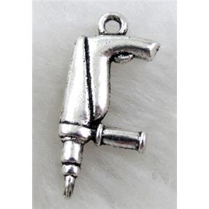 Tibetan Silver pendant non-nickel, 11x27mm [NN11082]