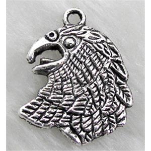 Hawk, Tibetan Silver non-nickel, 20x25mm [NN1111]