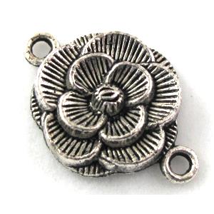 Connector, tibetan silver Non-Nickel, 18mm dia [NN11372]
