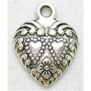 Tibetan Silver Pendant Non-Nickel, 11.5x15mm [NN1138]