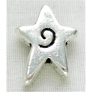 Tibetan Silver Star Spacer Non-Nickel, 10x13.4mm [NN1221]