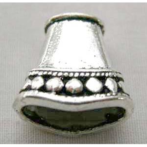 Tibetan Silver Spacer Non-Nickel, 16x15.5mm,9.6mm thick [NN1282]