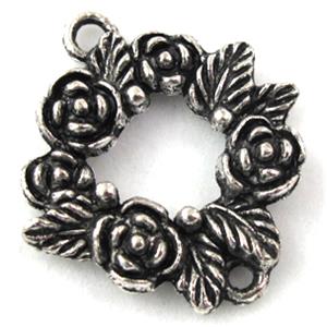 Connector, tibetan silver Non-Nickel, 27x25mm [NN12902]