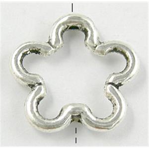 Tibetan Silver Flower Non-Nickel, 16.5mm dia [NN1335]