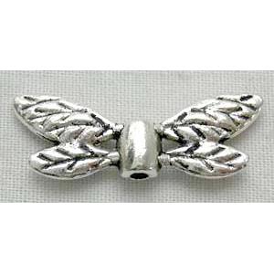 Tibetan Silver Angel Wing beads, 22mm wide [NN1339]