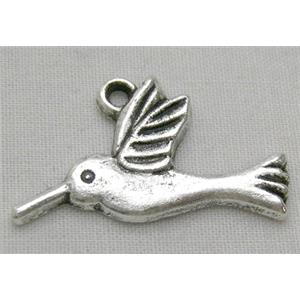 Tibetan Silver Bird Non-Nickel, 25x15mm [NN1367DX]