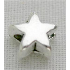 Tibetan Silver Stars beads Non-Nickel, 5.3mm diameter [NN1418]