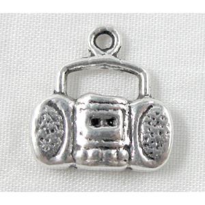 Tibetan Silver Charm Non-Nickel, 15x15mm [NN1509]