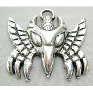 Tibetan Silver Non-Nickel, 34x34mm [NN1564]