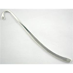 Bookmark, Silver Plated Tibetan Silver Non-Nickel, 8.7cm(3.44 inch) length [NN1575SP]