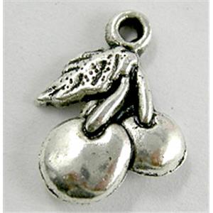 Tibetan Silver pendant Bead Non-Nickel, 13x18mm [NN1605]