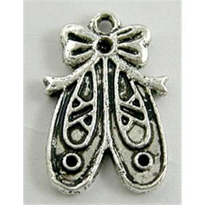Tibetan Silver pendant Bead Non-Nickel, 15x21mm [NN1637]