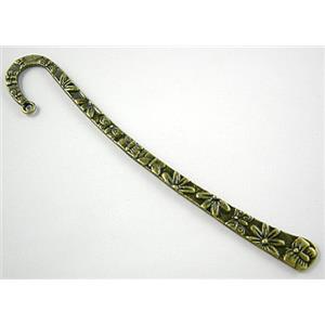 Bookmark, Antique Bronze, Tibetan Silver Non-Nickel, 12.5cm(5 inch) length [NN1676BR]