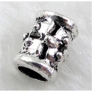 Tibetan Silver Spacer Non-Nickel, 9x12mm, hole:6mm [NN1713]