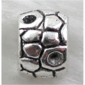 bead, Tibetan Silver Spacer Non-Nickel, 10mm dia,8mm high, hole:4.5mm [NN1917]