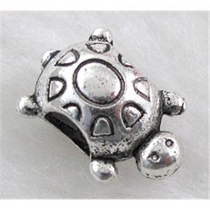turtle, Tibetan Silver Spacer Non-Nickel, 10.5x15mm, hole:4.5x5mm [NN1922]