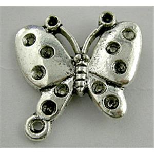 Tibetan Silver Butterfly pendant Non-Nickel, 26x25mm [NN1927]