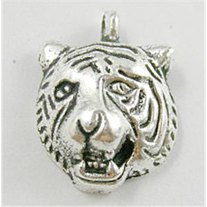 Tiger Tibetan Silver Non-Nickel, 13x18mm [NN1959]