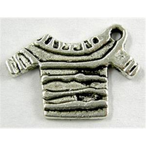 Tibetan Silver Shirt Non-Nickel, 23x21mm [NN1998]