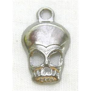 Skull, Tibetan Silver Non-Nickel, 11x18.5mm [NN2031]