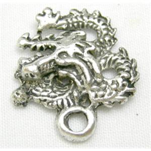 Tibetan Silver Dragon Non-Nickel, 18mm wide [NN2636]