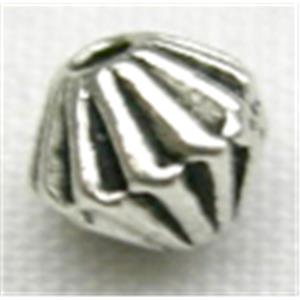 Tibetan Silver Spacers Non-Nickel, 4.5mm diameter [NN300]