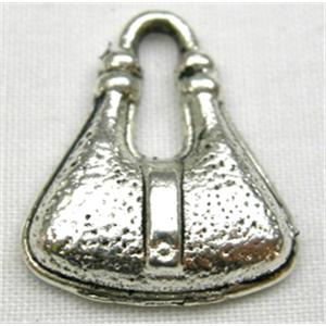 Tibetan Silver bag non-nickel, 15mm wide [NN348]
