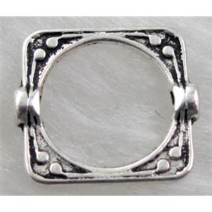 Tibetan Silver Spacers Non-Nickel, 14x14mm [NN5149]