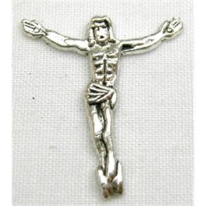 Tibetan Silver Charms Non-Nickel, 17mm wide, 19mm high [NN534]