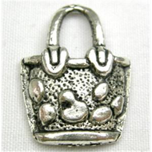 Tibetan Silver bag non-nickel, 15mm wide [NN549]