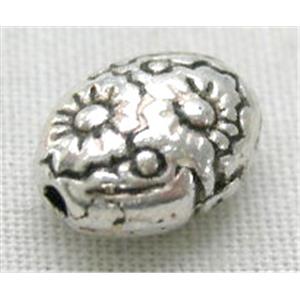 Tibetan Silver Spacer Non-Nickel, 6x8mm [NN559]