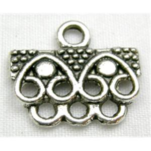 Tibetan Silver Pendants Non-Nickel, 16mm wide [NN570]