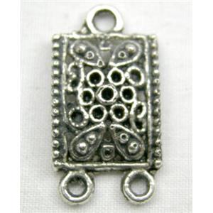 Tibetan Silver Charms Non-Nickel, 16x11mm [NN707]