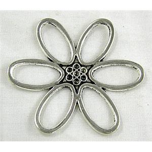 Tibetan Silver Charms Non-Nickel, 50mm dia [NN8090]