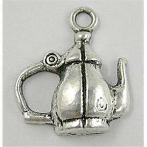 Tibetan Silver Teapot Non-Nickel, 16.7x17.5mm [NN8179]