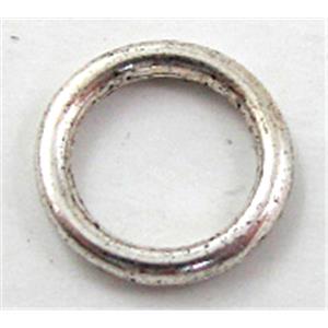 ring, Tibetan Silver Connector Non-Nickel, 8mm dia [NN8191]