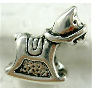 Tibetan Silver spacer Bead Non-Nickel, 15x15mm, hole:5mm [NN8235]