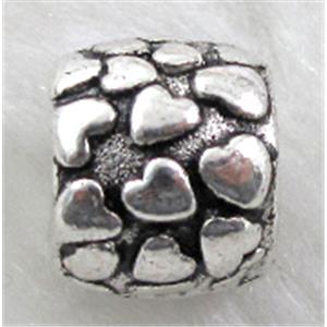 bead, Tibetan Silver Spacer Non-Nickel, 11mm dia, 9mm thin,hole:5mm [NN8243]