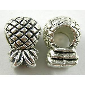 Tibetan Silver Pineapple Non-Nickel, 9x12mm, hole:4.5mm [NN8249]