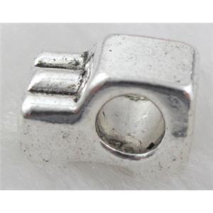 bead, Tibetan Silver Spacer Non-Nickel, 8x12mm,hole:4.5mm [NN8532]