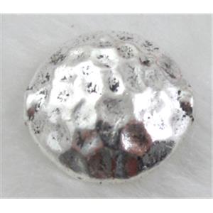 Tibetan Silver Spacers Non-Nickel, 17mm dia, 7.5mm thin [NN8552]